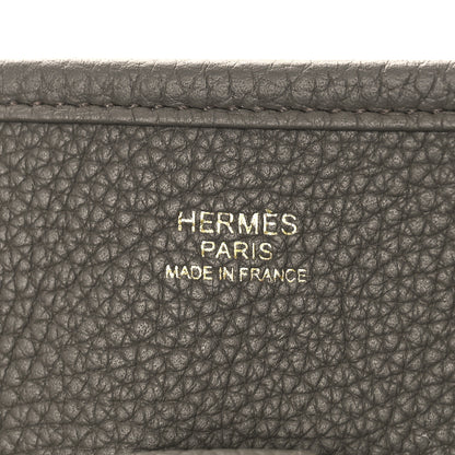 Hermes Taurillon Clemence Evelyne III PM Etain 6 of 8