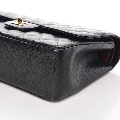Chanel Caviar Quilted Jumbo Double Flap Black 6 of 10