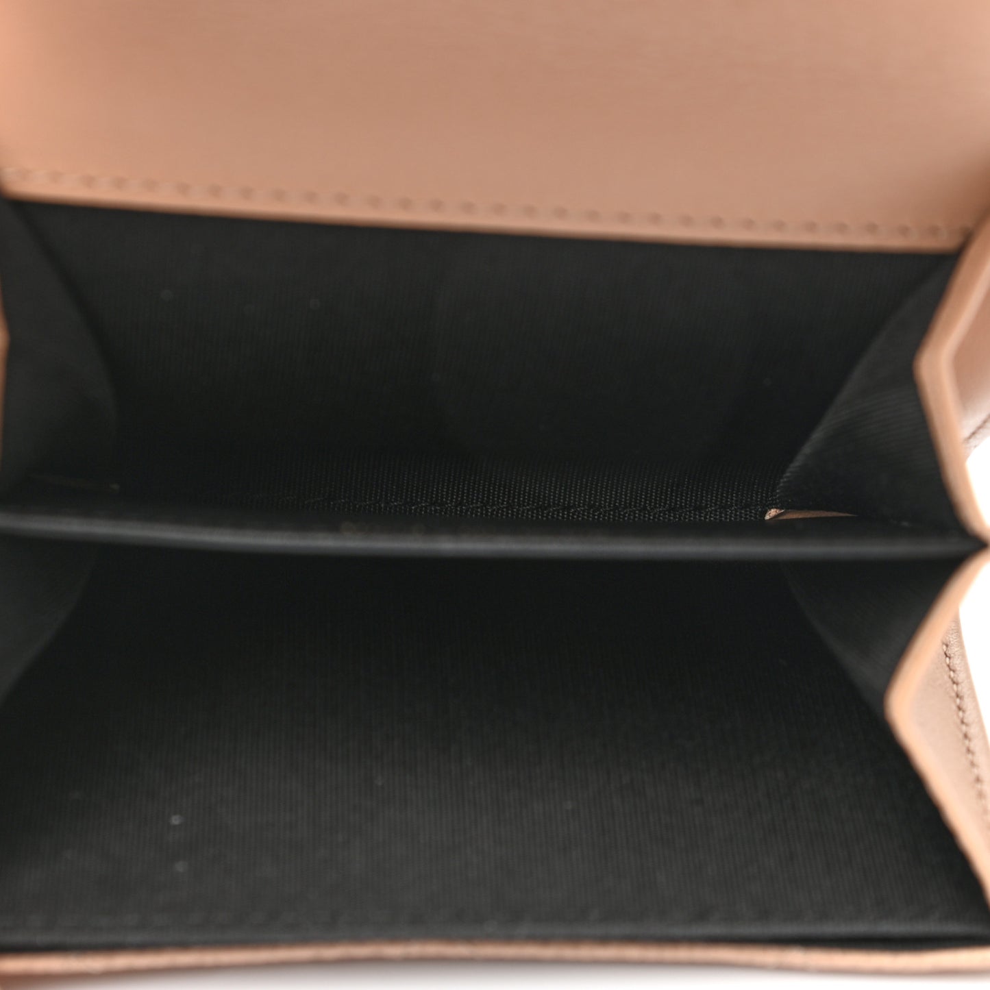 Caviar Quilted Filigree Flap Card Holder Beige Black