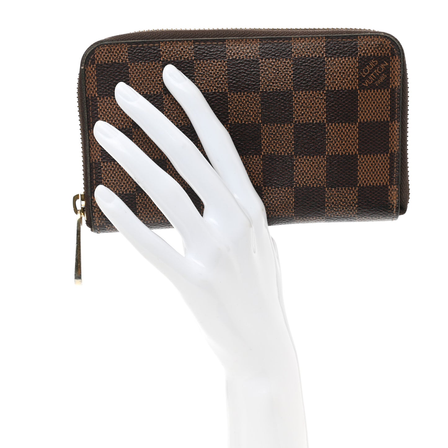 Damier Ebene Zippy Compact Wallet