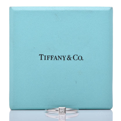 Tiffany Platinum Diamond .15ct Princess Cut Engagement Ring 50 5.25 5 of 5