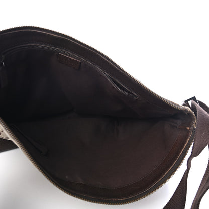 Gucci Monogram Messenger Bag Ebony 4 of 5