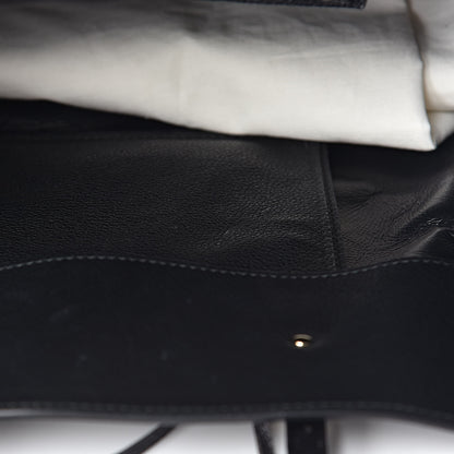 Balenciaga Grained Calfskin Gold Metallic Edge Hardware Papier A4 Tote Black 9 of 13