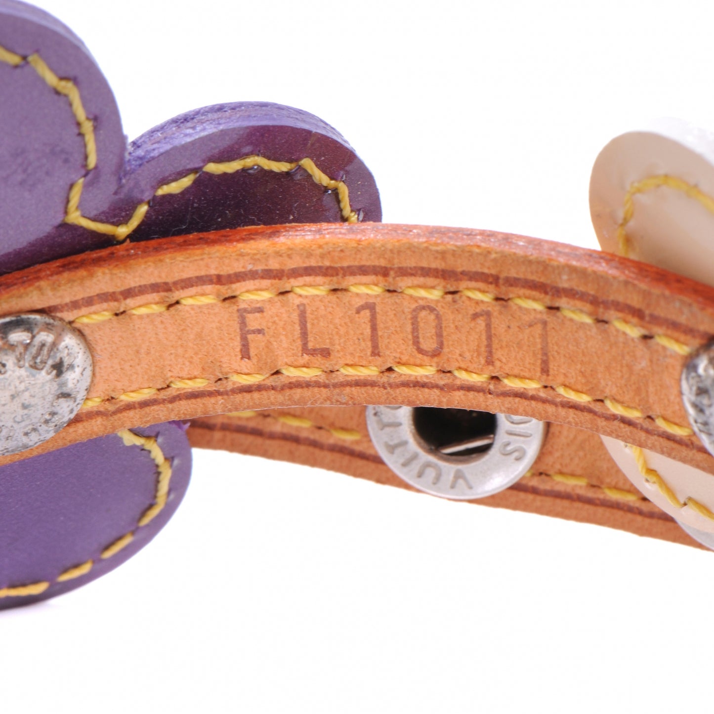 Patent Fleur Leather Bracelet