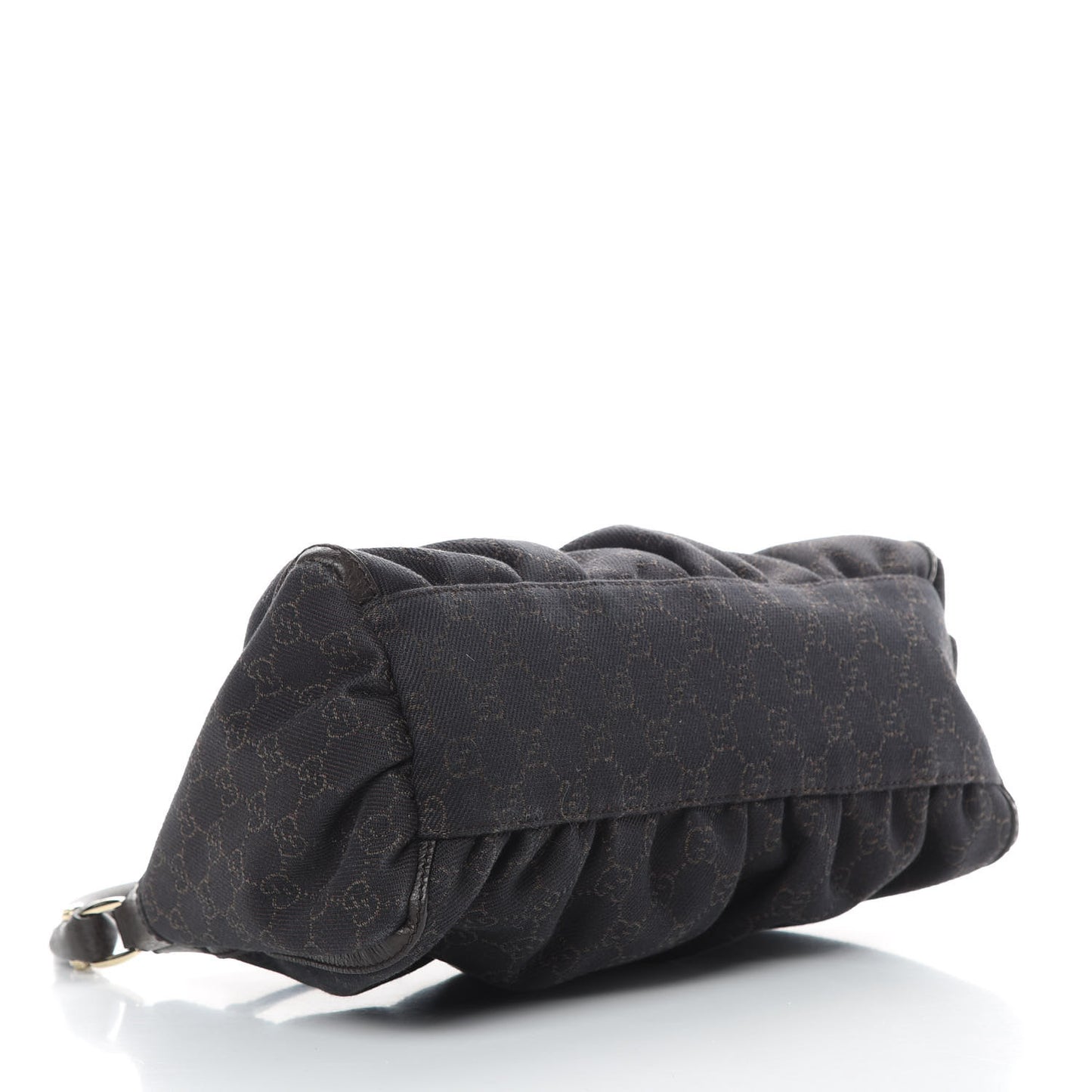 Monogram D Ring Hobo Dark Brown