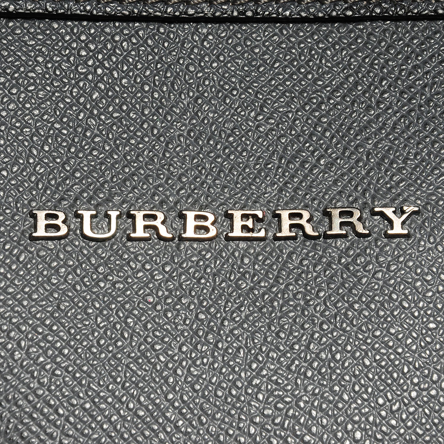 Burberry London Leather Boston Holdall 45 Mid Grey Melange 9 of 10