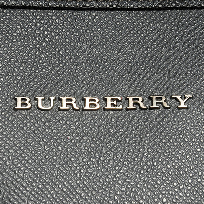Burberry London Leather Boston Holdall 45 Mid Grey Melange 9 of 10
