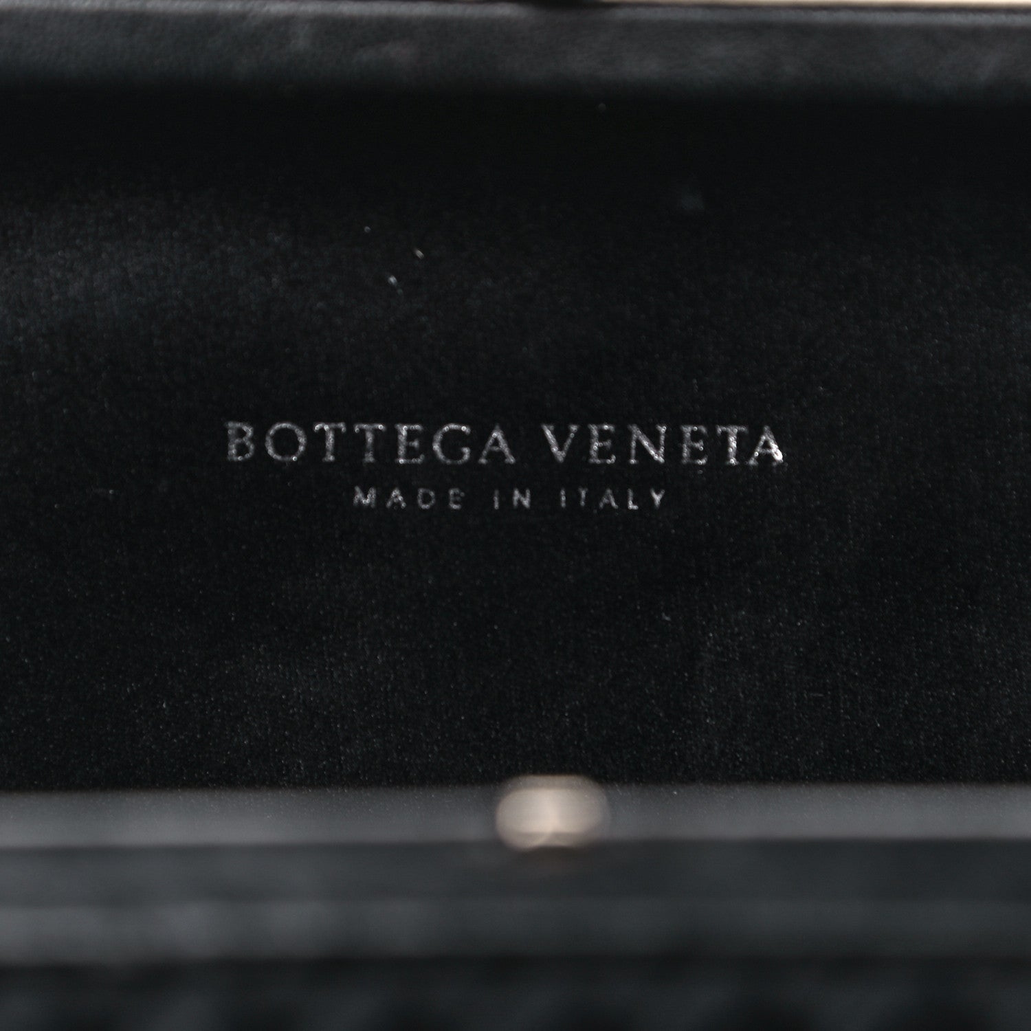 Bottega Veneta Satin Intreccio Impero Knot Clutch Black 6 of 18