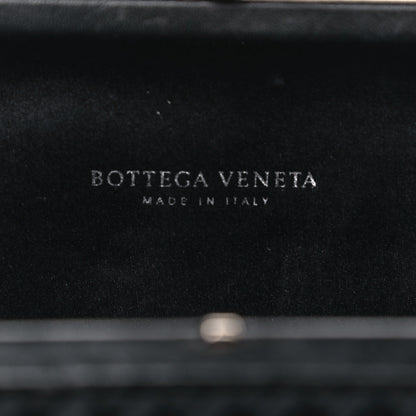 Bottega Veneta Satin Intreccio Impero Knot Clutch Black 6 of 18