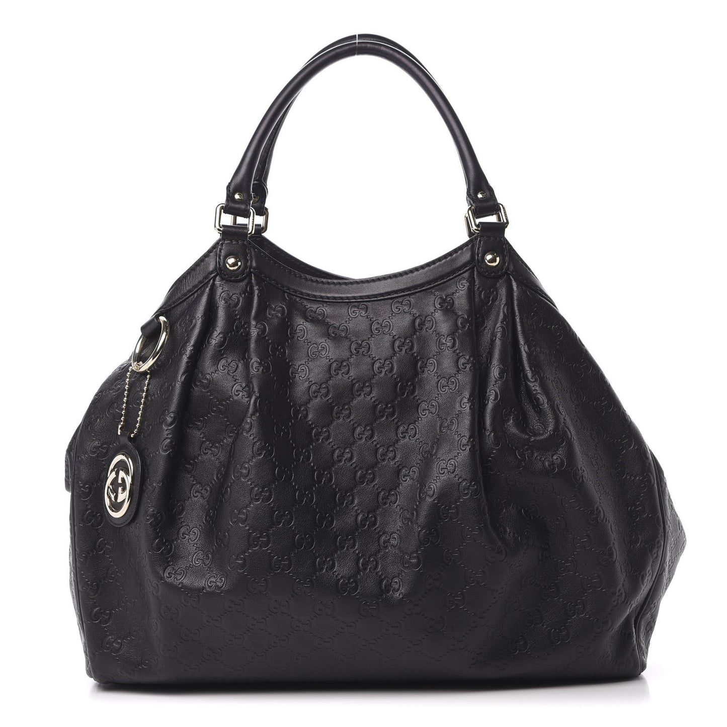 Guccissima Large Sukey Tote Black