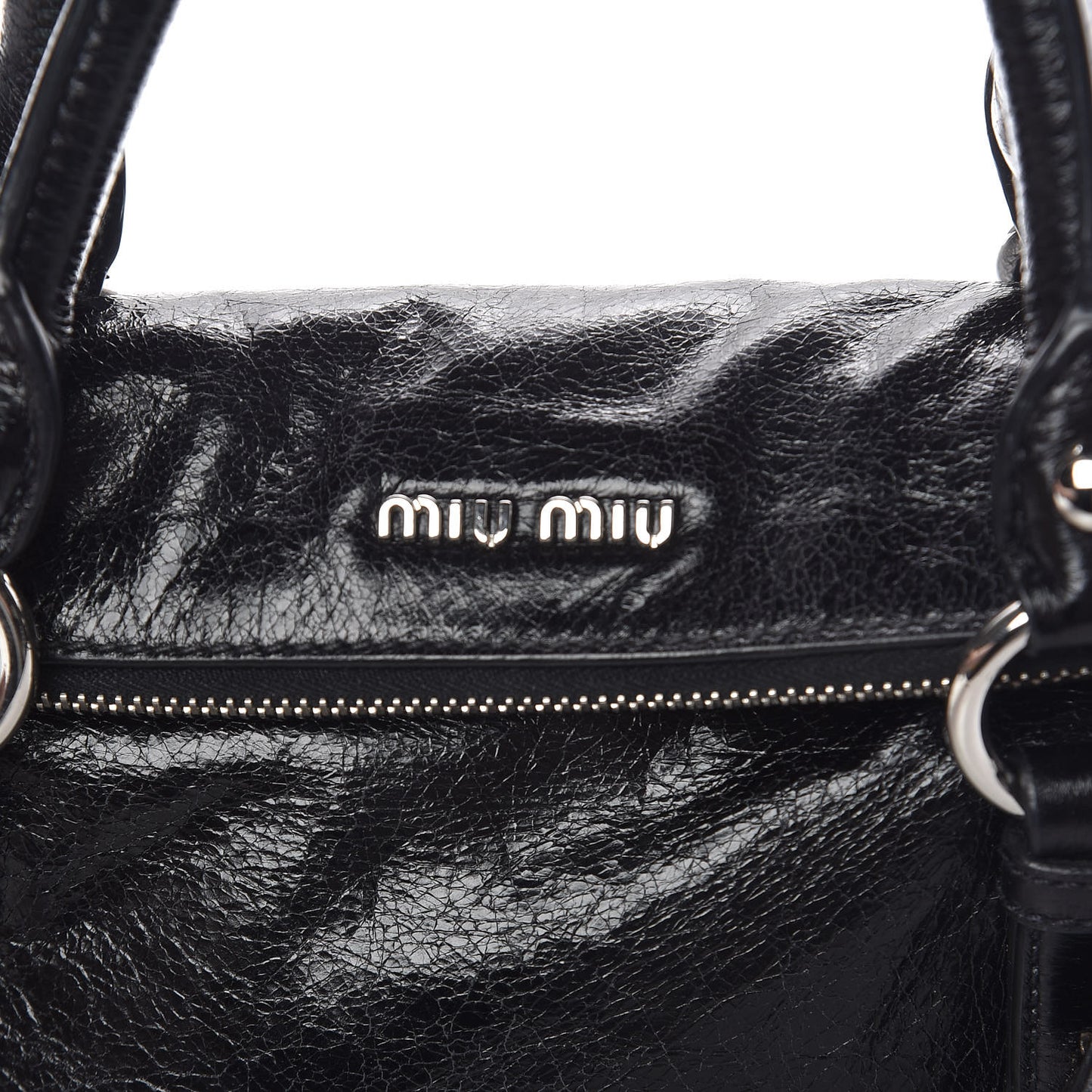 Vitello Lux Mini Bow Bag Black