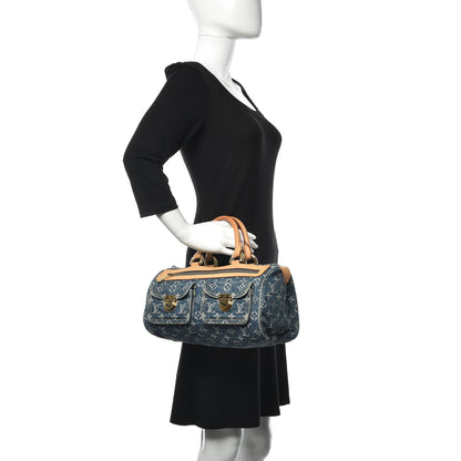 Louis Vuitton Monogram Denim Neo Speedy Blue 2 of 11