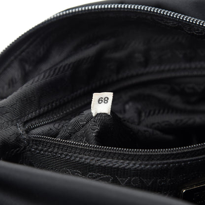 Prada Nylon Vela Messenger Bag Black 10 of 11