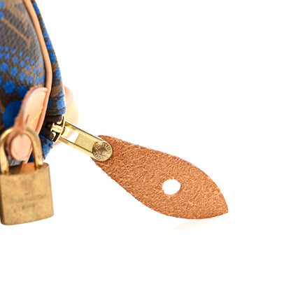 Louis Vuitton Monogram Kusama Town Speedy 30 Blue 13 of 13