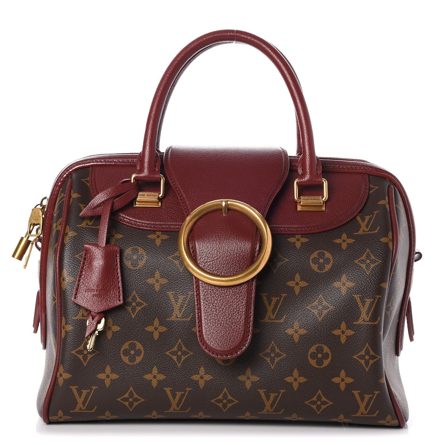Monogram Golden Arrow Speedy Burgundy