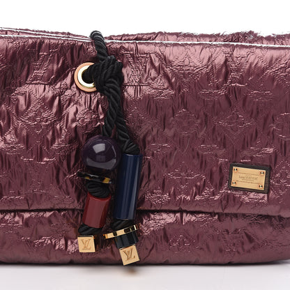 Louis Vuitton Jacquard Quilted Monogram Limelight African Queen Clutch Mara 9 of 9