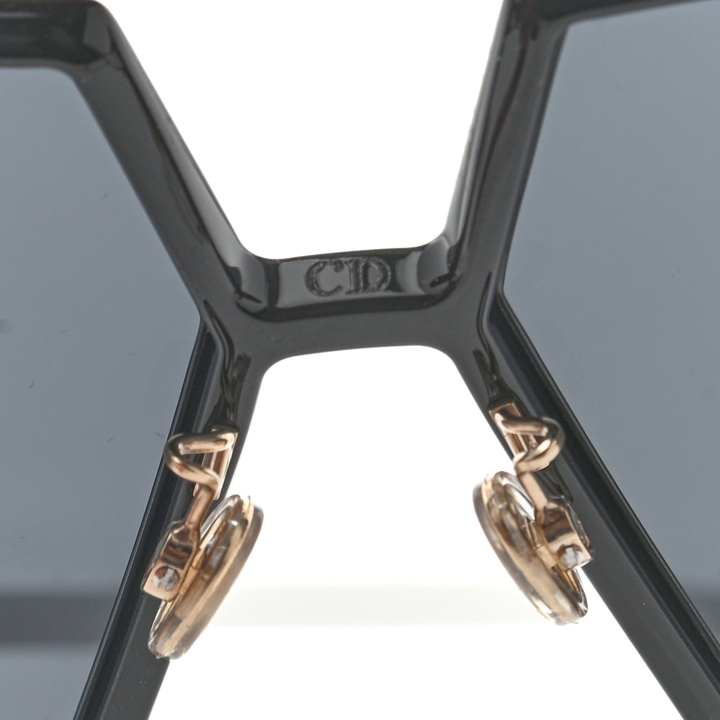 Square 30 Montaigne Sunglasses Black