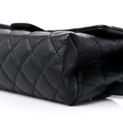 Chanel Grained Calfskin Quilted 2.55 Reissue Flap Belt Bag Clutch Black 10 of 11