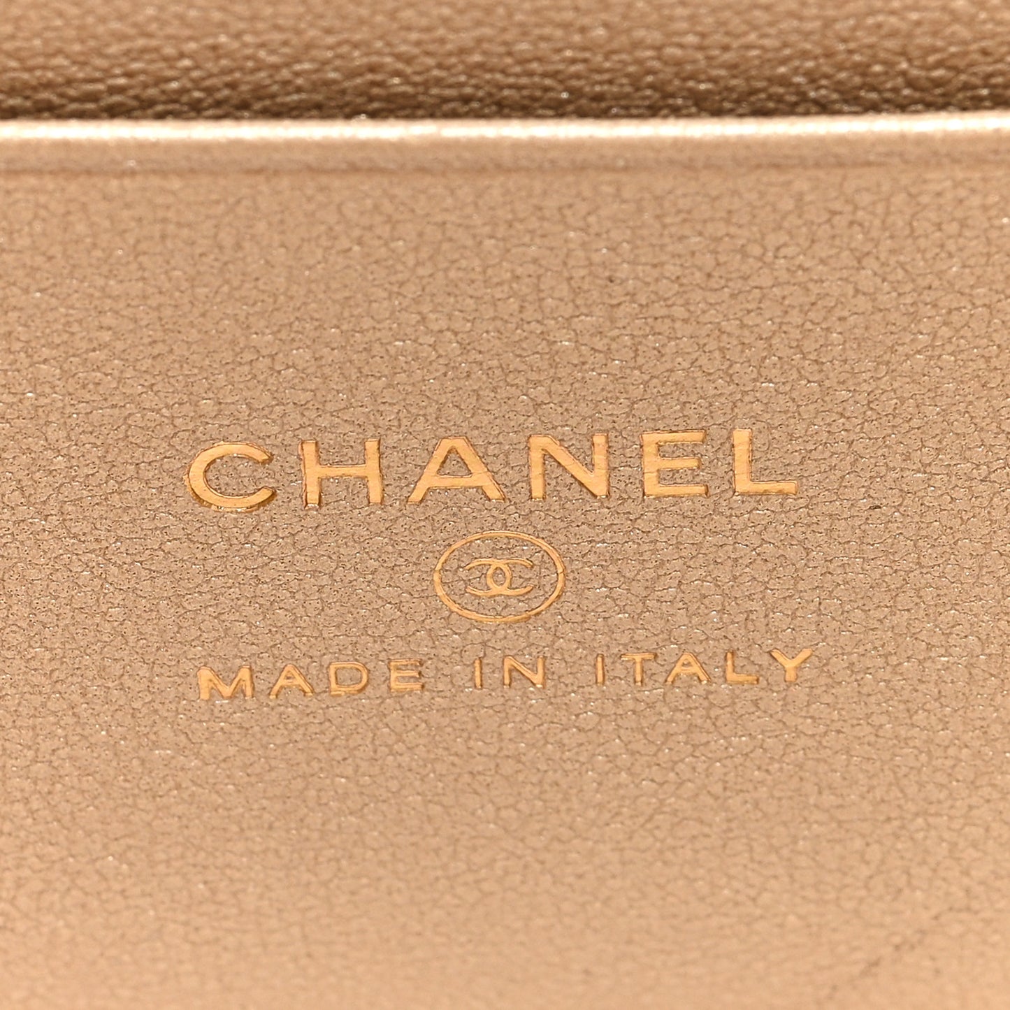 Lambskin Quilted Small CC Dynasty Vanity Case With Chain Black