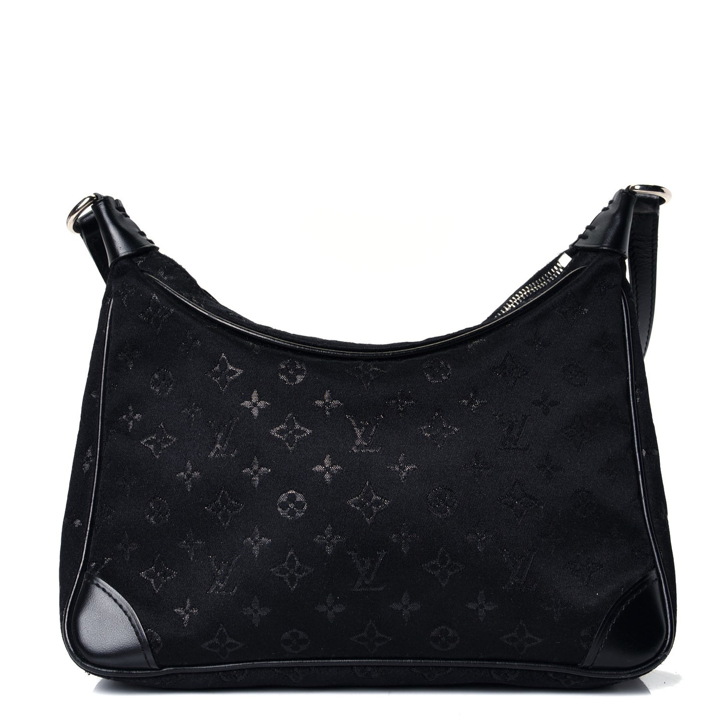 Satin Monogram Little Boulogne Black