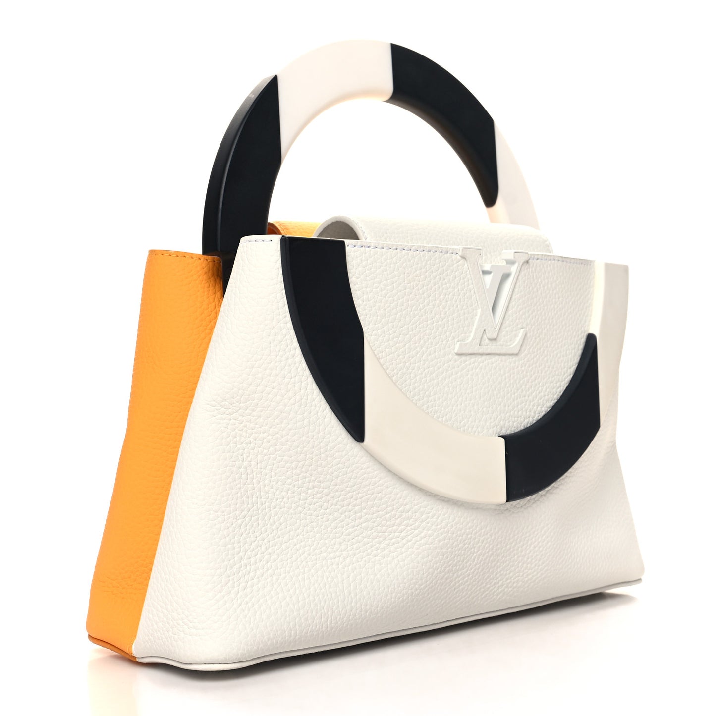 Taurillon Daniel Buren Artycapucines MM Orange White