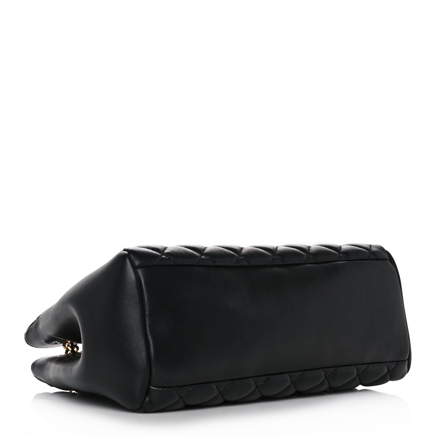 Versace Nappa Quilted Medusa Chain Shoulder Bag Black 4 of 11
