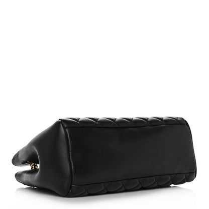 Versace Nappa Quilted Medusa Chain Shoulder Bag Black 4 of 11