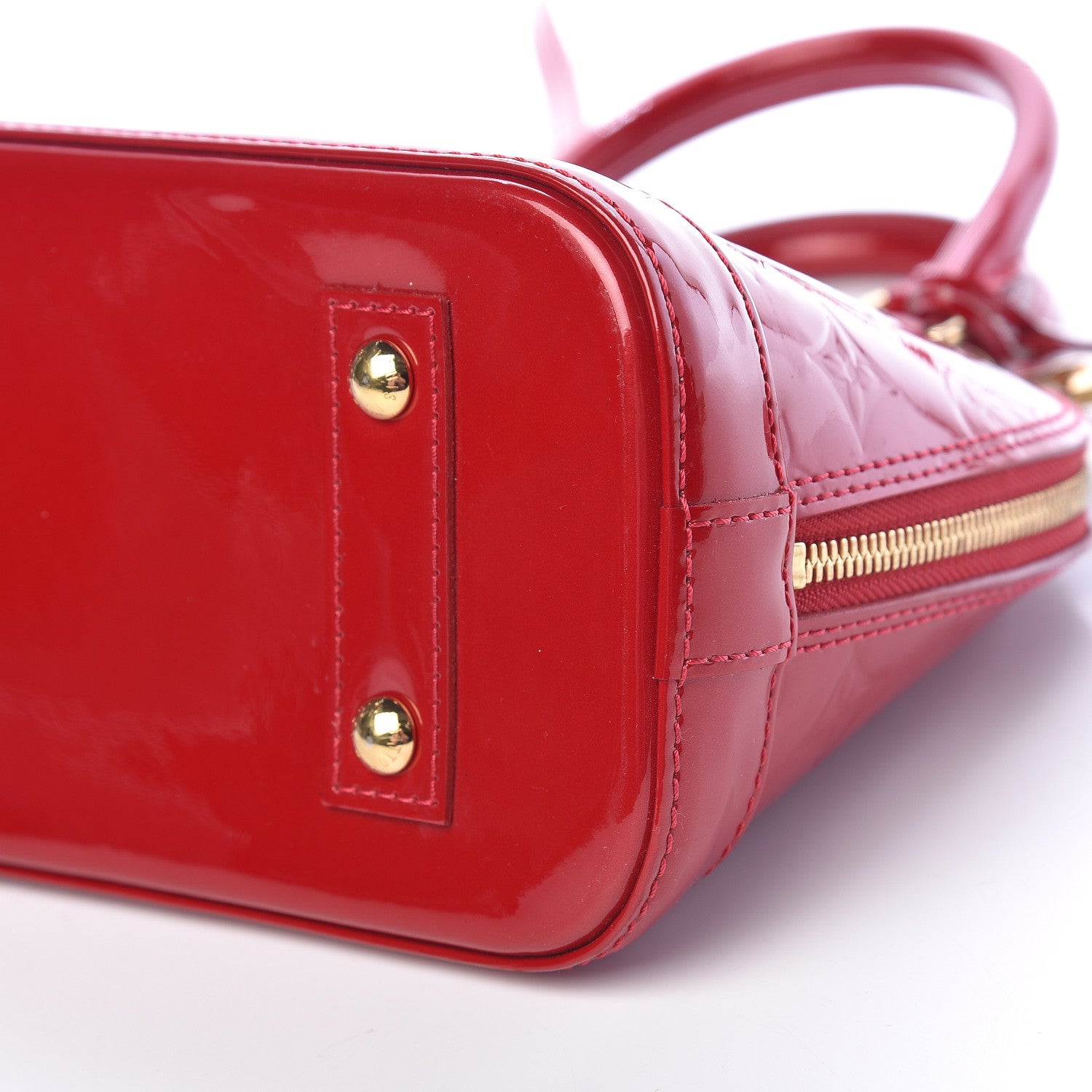 Louis Vuitton Vernis Alma BB Pomme D'Amour 9 of 9