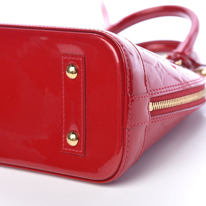 Louis Vuitton Vernis Alma BB Pomme D'Amour 9 of 9