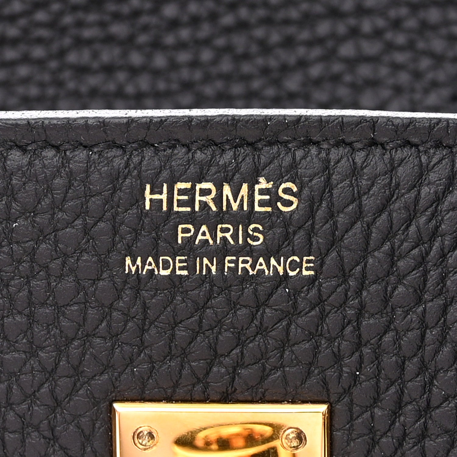 Hermes Togo Birkin 25 Black 6 of 11