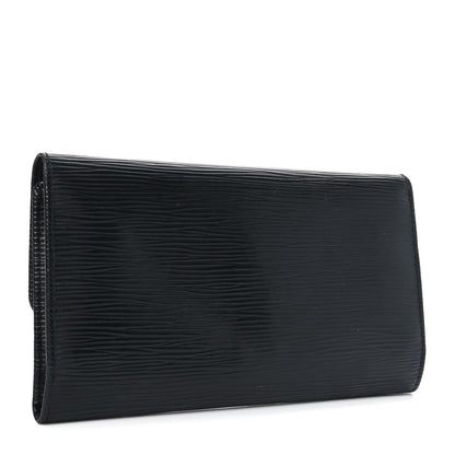 Louis Vuitton Epi Porte Tresor International Wallet Black 3 of 6