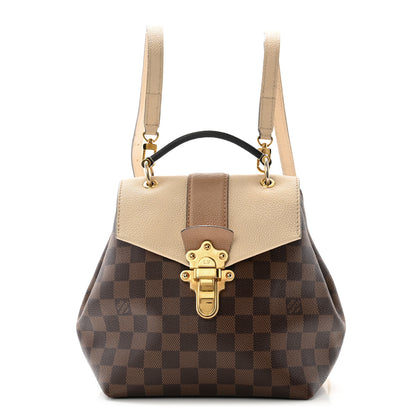 Louis Vuitton Damier Ebene Clapton Backpack Creme 1 of 15