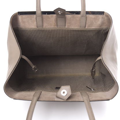 Fendi Vitello Elite Large 2Jours Tote Tortora 5 of 11