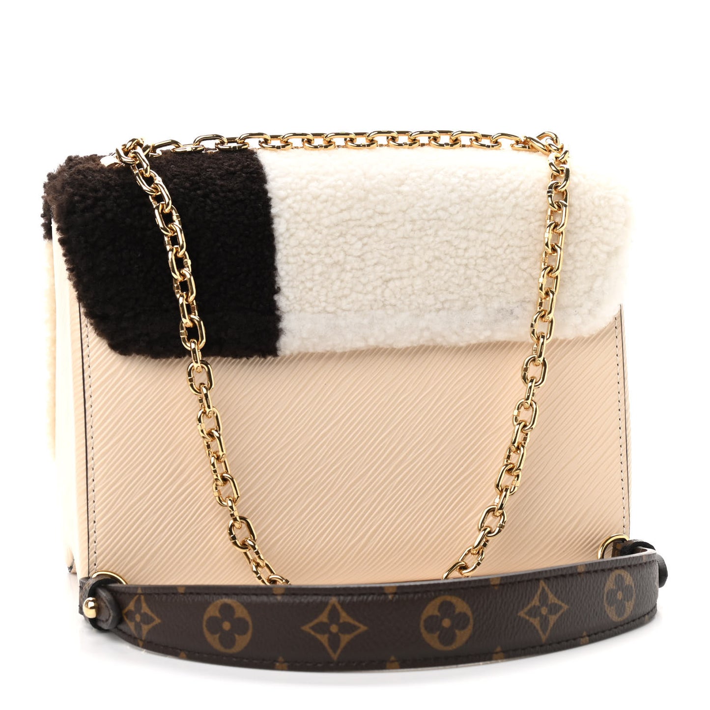 Monogram Epi Teddy Twist MM Creme