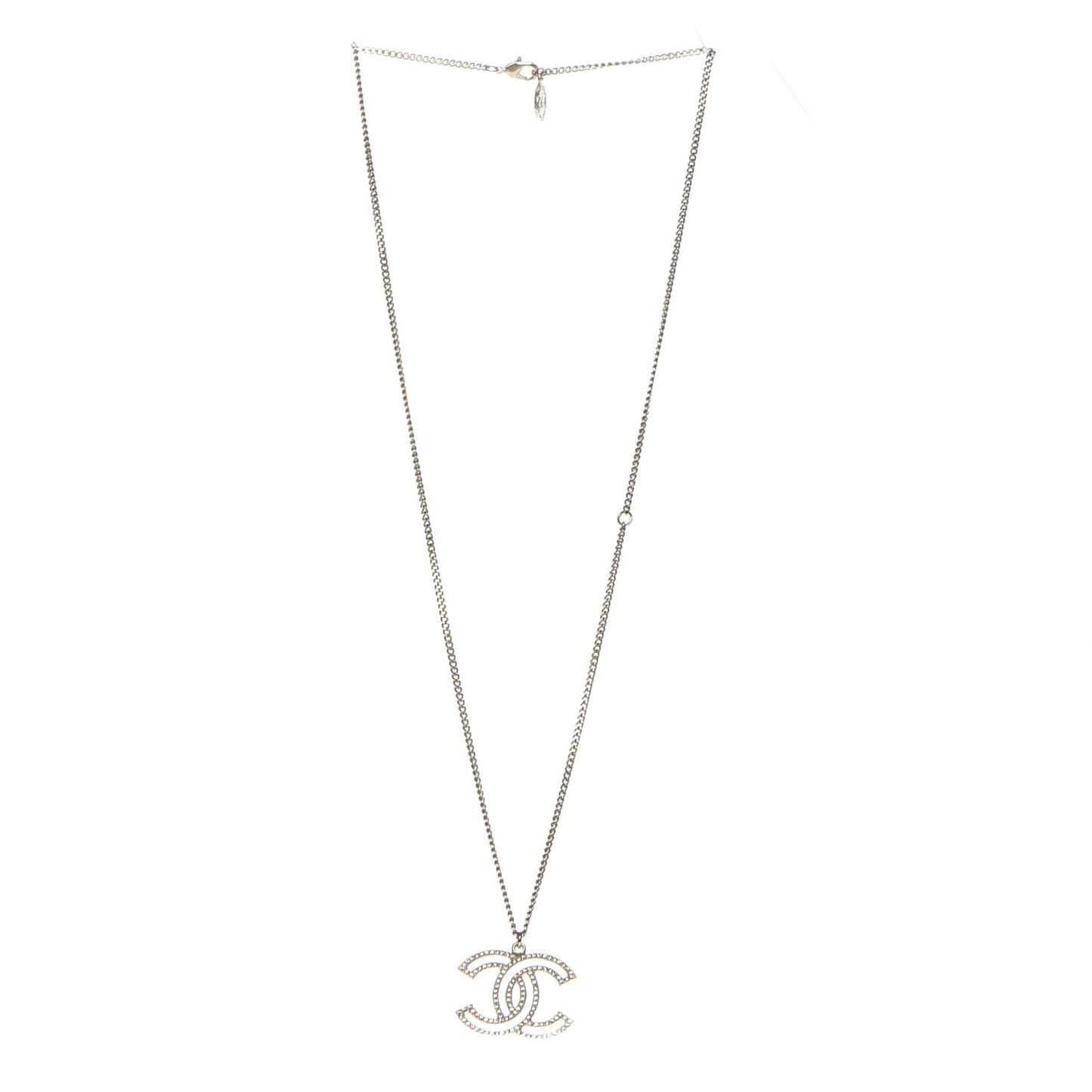 Crystal CC 100 Anniversary Necklace Gold