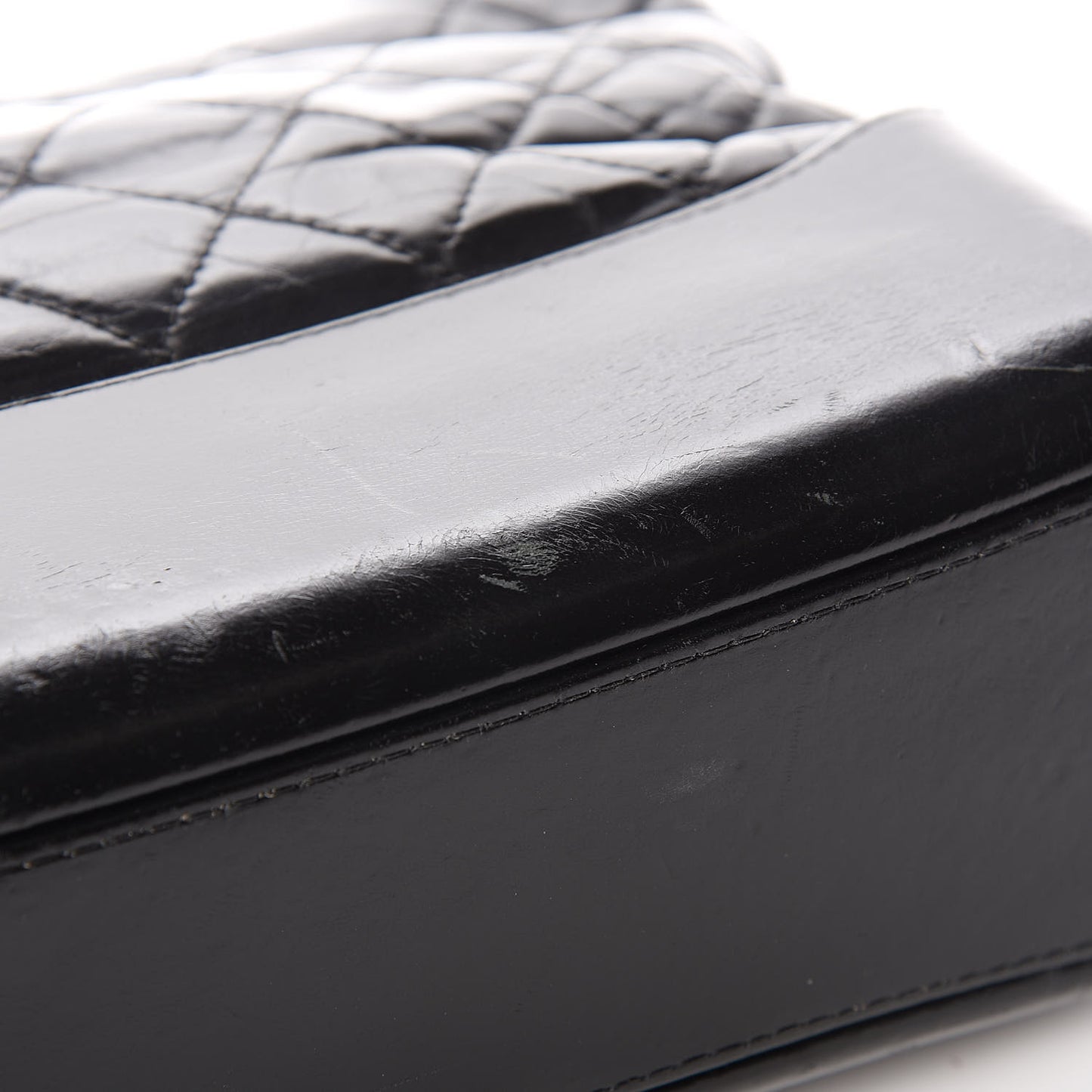 Aged Calfskin Quilted Medium Gabrielle Hobo Black