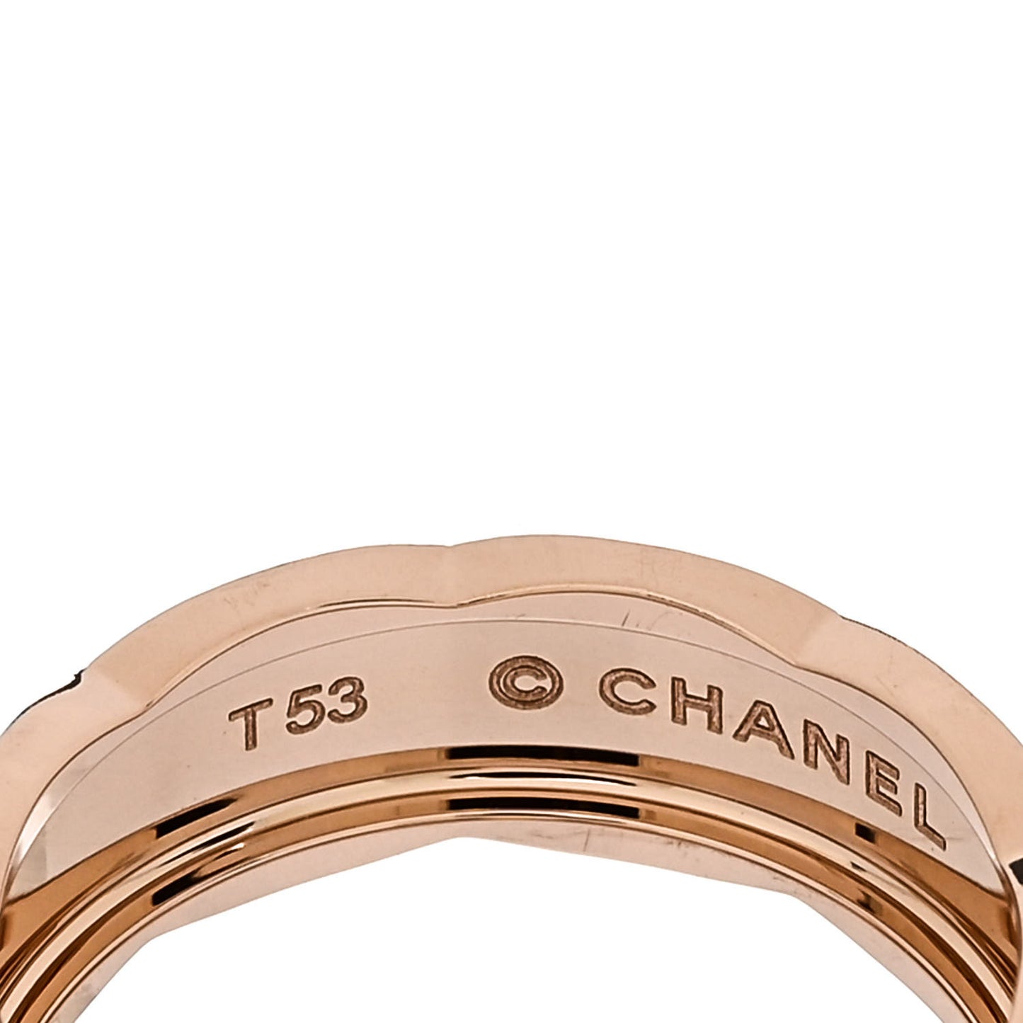 18K Beige Gold Small Coco Crush Ring 53 6.5