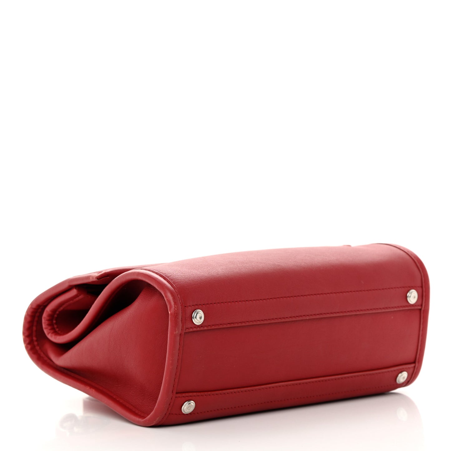 Veau Soyeux Small Tool Satchel Rouge Groseille