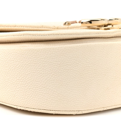 Chanel Grained Calfskin Quilted Small Cuba Top Handle Flap White 10 of 10