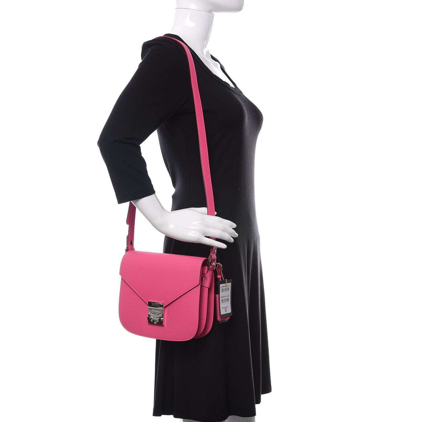 Calfskin Patricia Small Crossbody Bag Sugar Pink