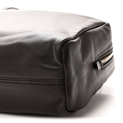 The Row Nappa Astra Bowling Bag Dark Brown Ans 9 of 9
