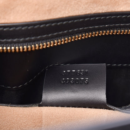 Gucci Calfskin Maxi Sylvie Top Handle Bag Black 6 of 18