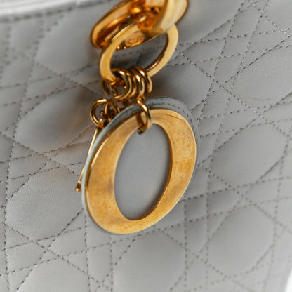 Christian Dior Lambskin Cannage Large Lady Dior Light Beige 16 of 35