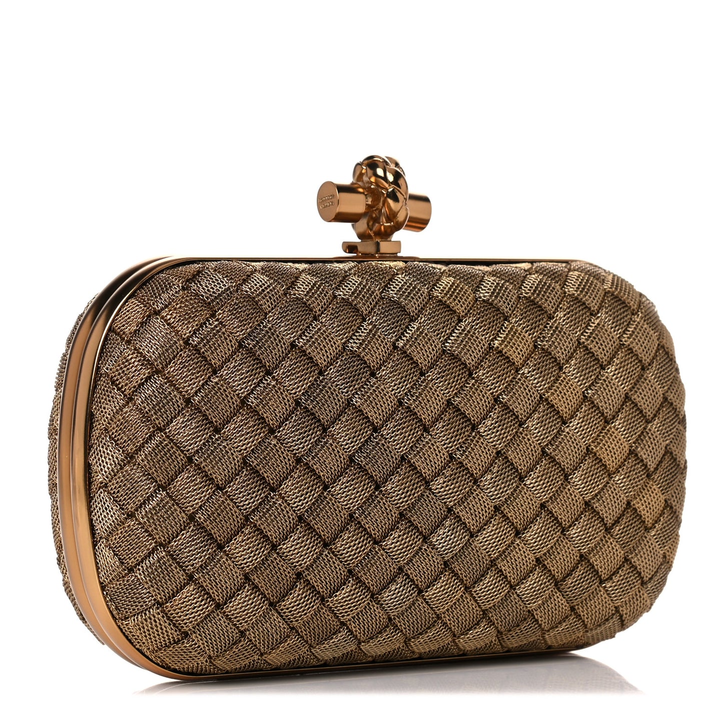 Intreccio Oro Bruciato Knot Clutch