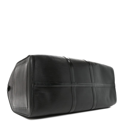 Louis Vuitton Epi Keepall 50 Black 4 of 9
