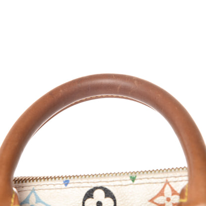 Louis Vuitton Monogram Multicolor Speedy 30 White 7 of 14
