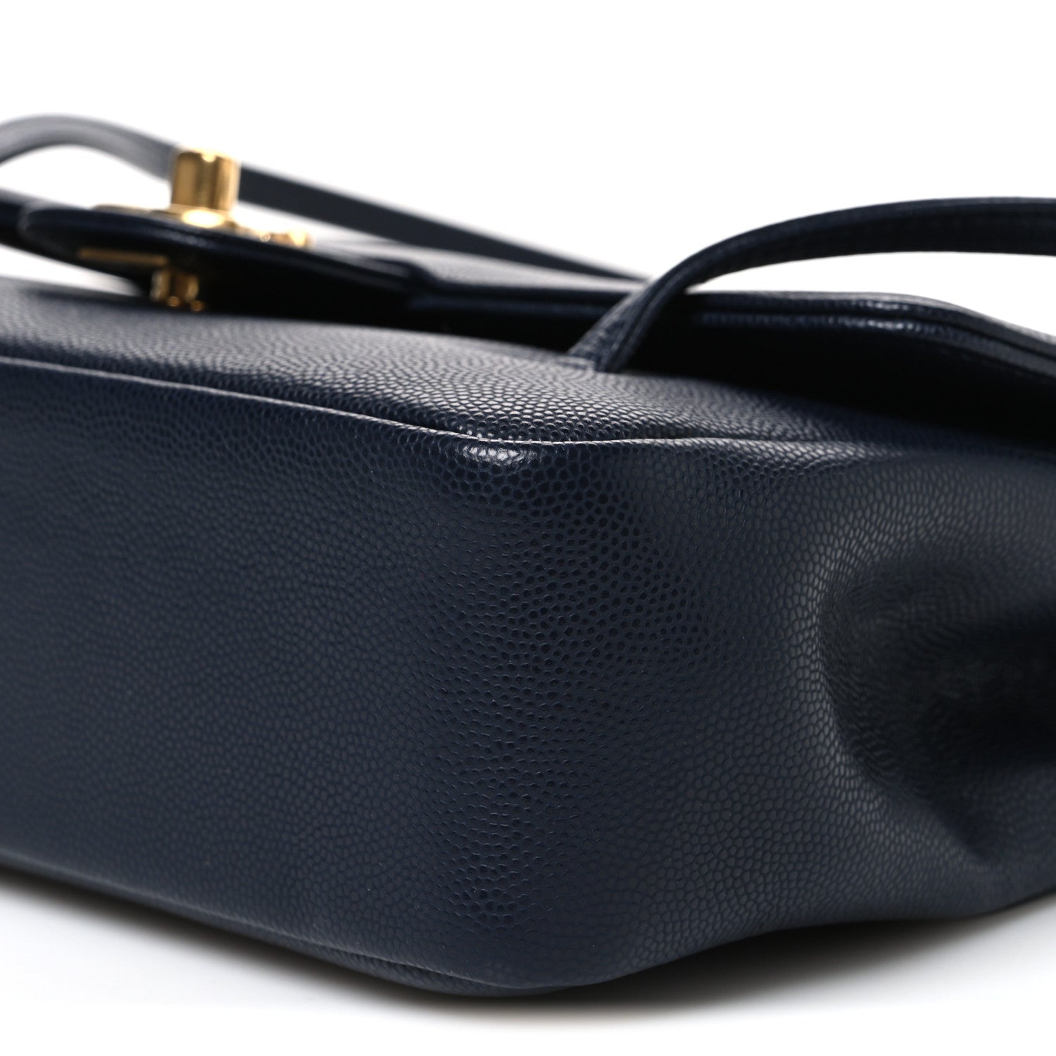 Chanel Shiny Caviar Preppy Coco Small Flap Dark Blue 9 of 10