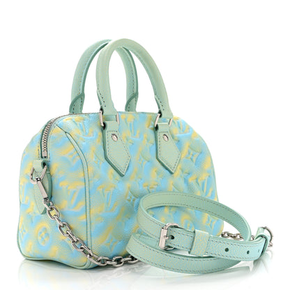 Louis Vuitton Empreinte Monogram Summer Stardust Speedy 20 Water Green 3 of 9