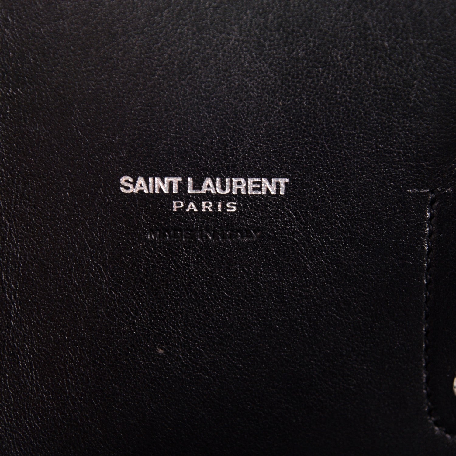 Saint Laurent Grained Calfskin Embossed Python Small Sac De Jour Black 6 of 9