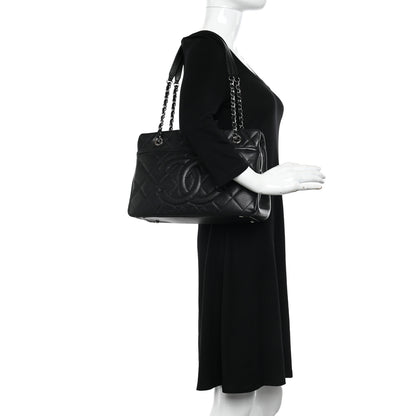 Chanel Caviar Quilted Timeless CC Soft Tote Black 2 of 11